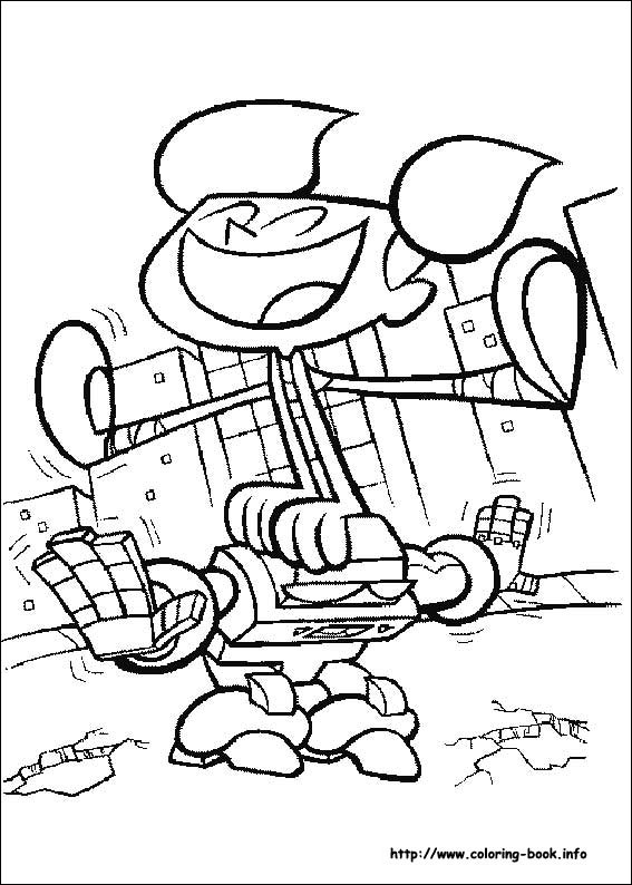 Dexter's Laboratory coloring picture